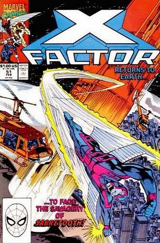 Cover of X-Factor (Vol 1) #51. One of 250,000 Vintage American Comics on sale from Krypton!