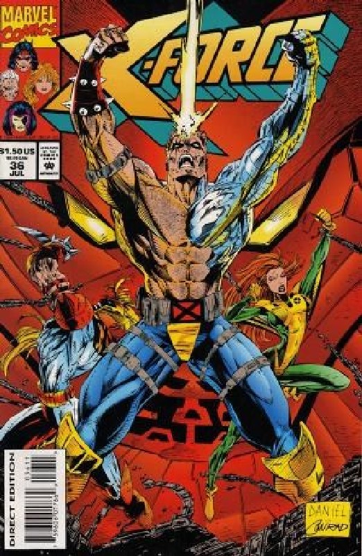 Cover of X-Force (Vol 1) #36. One of 250,000 Vintage American Comics on sale from Krypton!