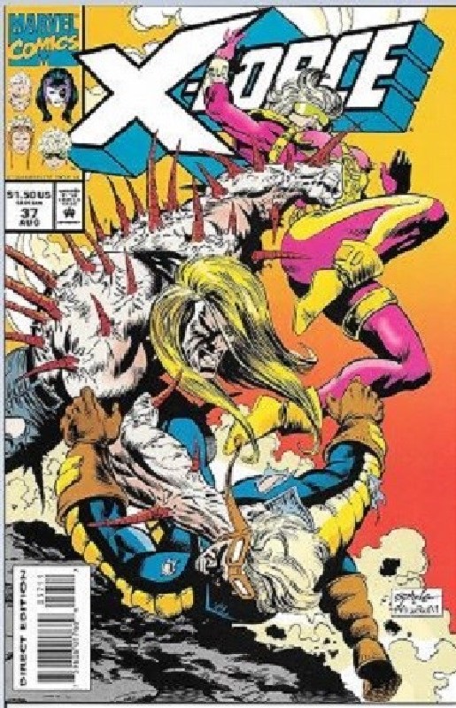 Cover of X-Force (Vol 1) #37. One of 250,000 Vintage American Comics on sale from Krypton!