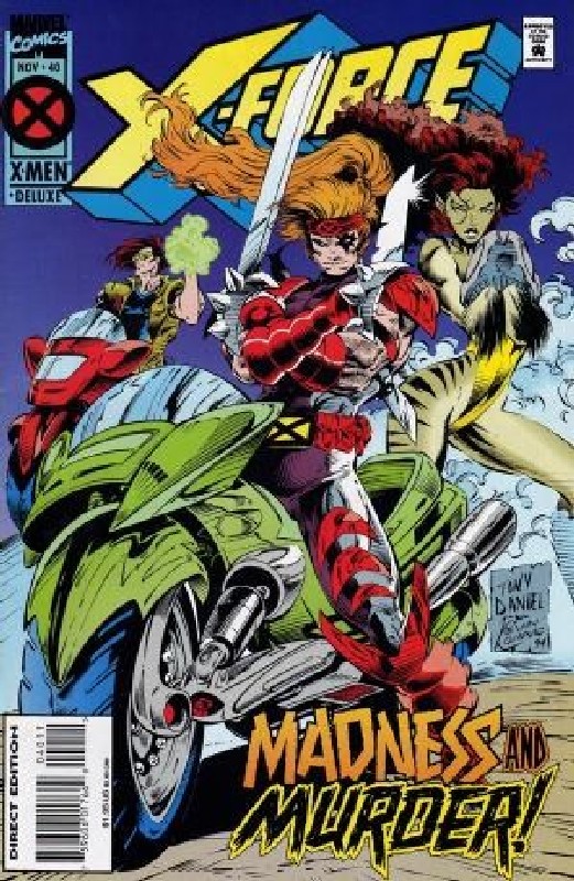 Cover of X-Force (Vol 1) #40. One of 250,000 Vintage American Comics on sale from Krypton!