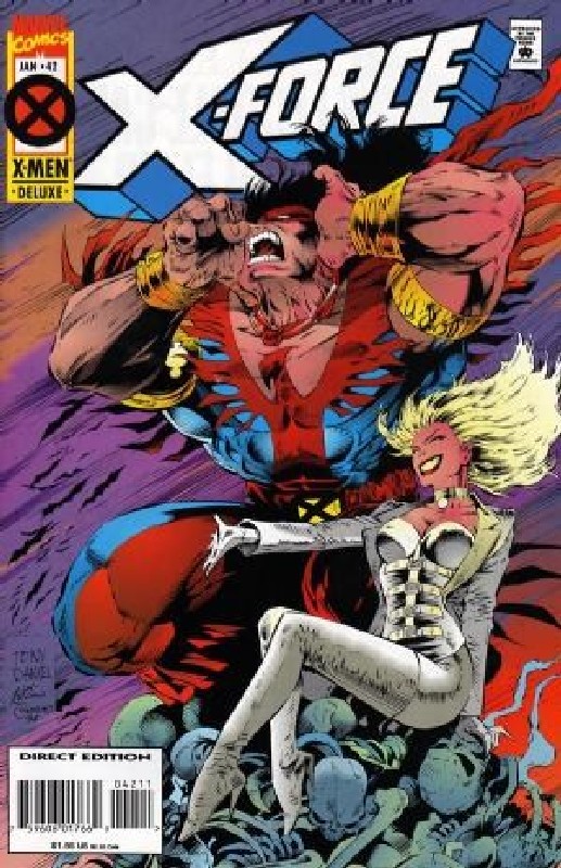 Cover of X-Force (Vol 1) #42. One of 250,000 Vintage American Comics on sale from Krypton!