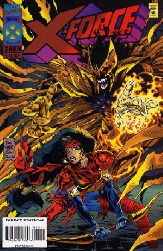 Cover of X-Force (Vol 1) #43. One of 250,000 Vintage American Comics on sale from Krypton!