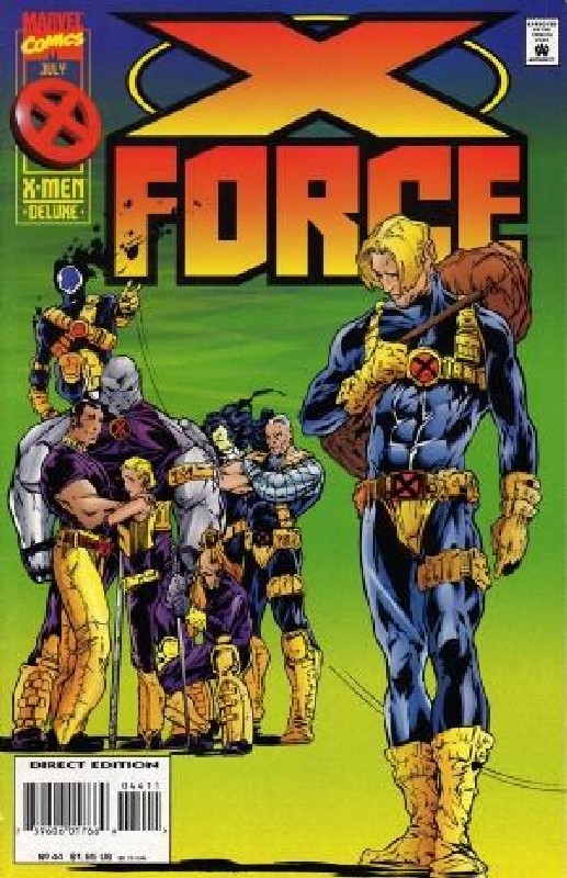 Cover of X-Force (Vol 1) #44. One of 250,000 Vintage American Comics on sale from Krypton!