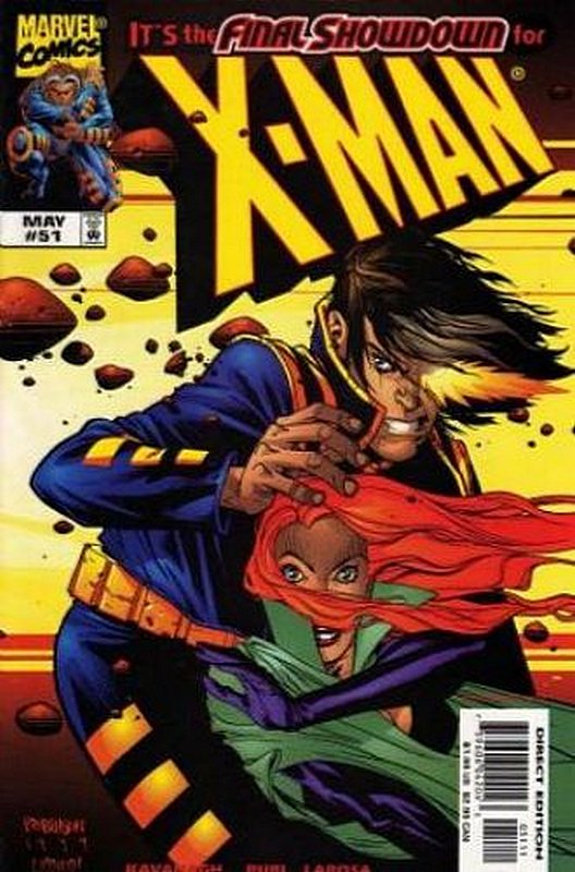 Cover of X-Man #51. One of 250,000 Vintage American Comics on sale from Krypton!