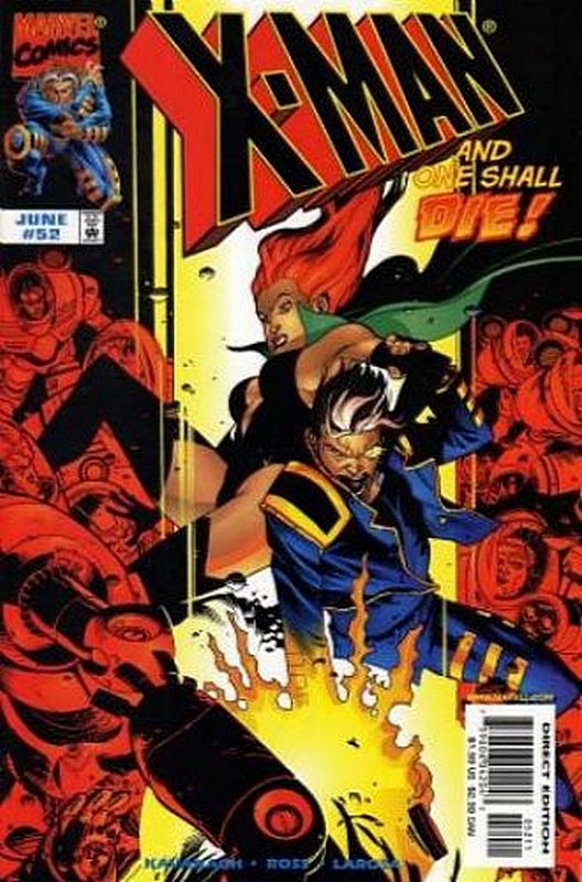Cover of X-Man #52. One of 250,000 Vintage American Comics on sale from Krypton!