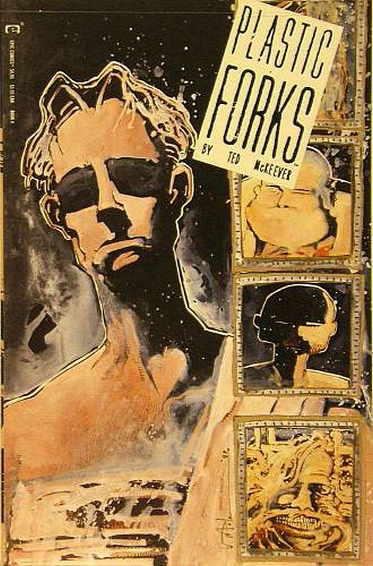 Cover of Plastic Forks (1990 Ltd) #4. One of 250,000 Vintage American Comics on sale from Krypton!