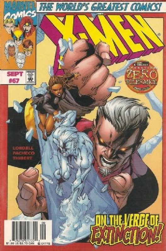 Cover of X-Men (Legacy) (Vol 1) #67. One of 250,000 Vintage American Comics on sale from Krypton!
