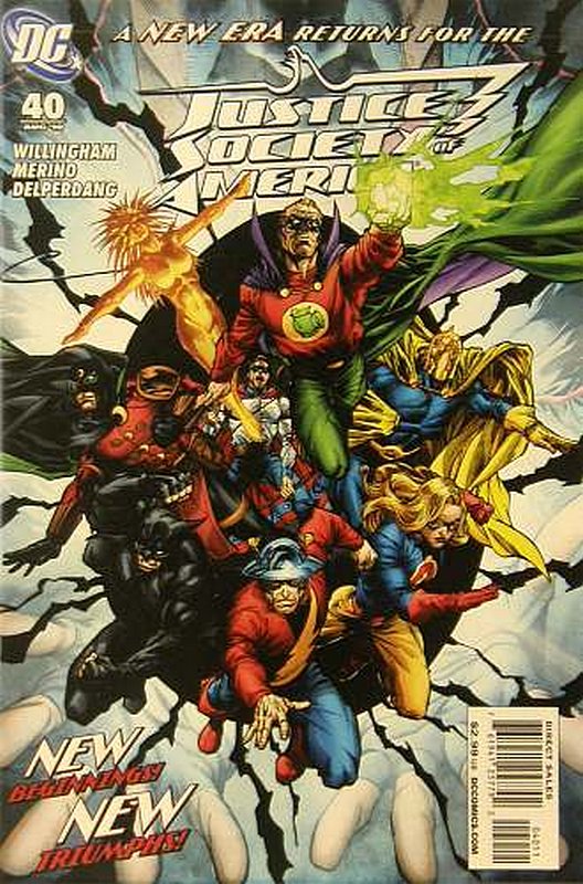 Cover of Justice Society of America (Vol 2) #40. One of 250,000 Vintage American Comics on sale from Krypton!