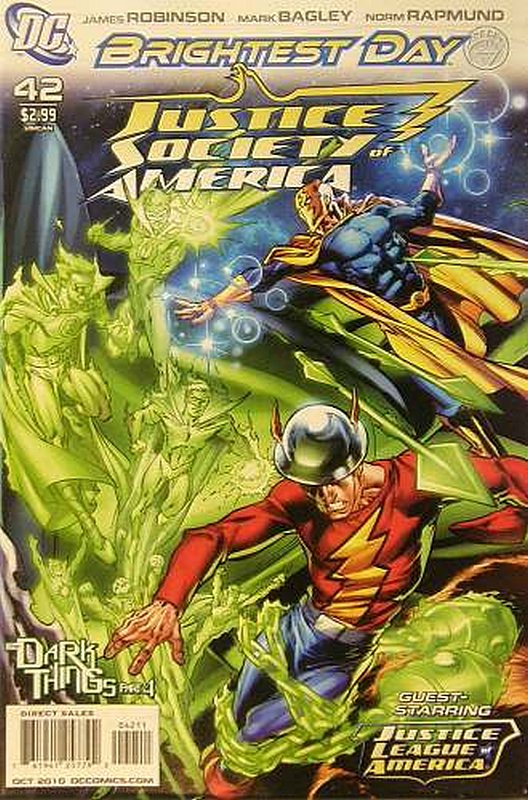 Cover of Justice Society of America (Vol 2) #42. One of 250,000 Vintage American Comics on sale from Krypton!