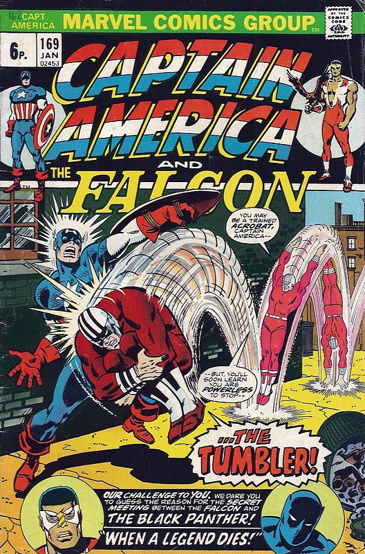 Cover of Captain America (Vol 1) #169. One of 250,000 Vintage American Comics on sale from Krypton!