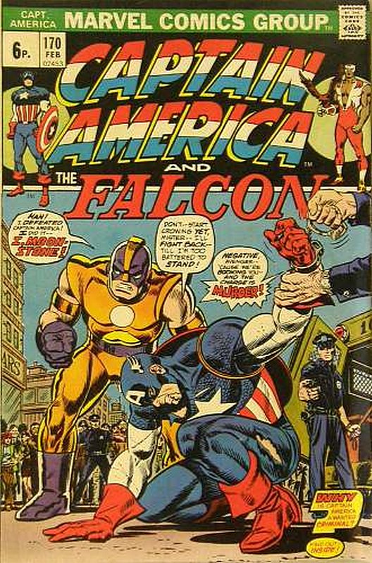 Cover of Captain America (Vol 1) #170. One of 250,000 Vintage American Comics on sale from Krypton!