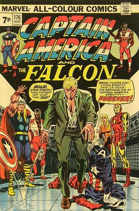 Cover of Captain America (Vol 1) #176. One of 250,000 Vintage American Comics on sale from Krypton!