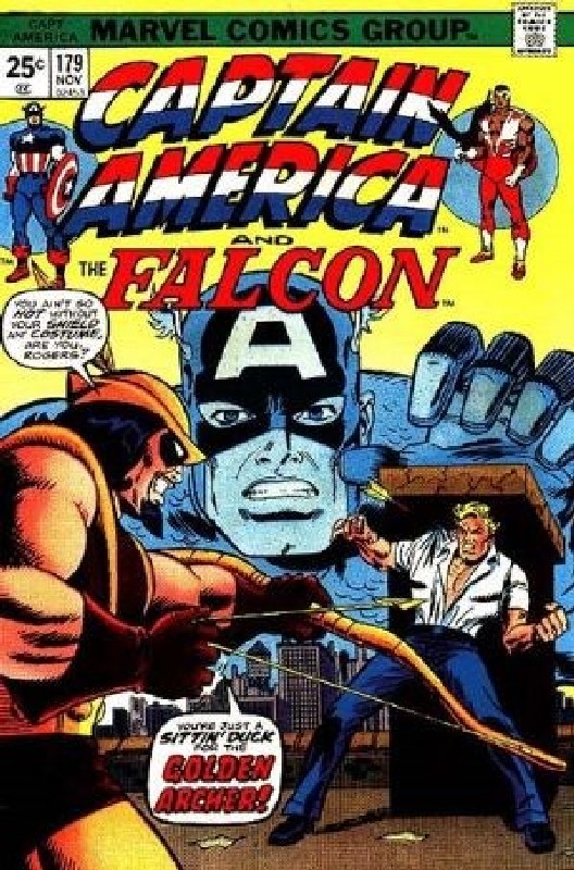 Cover of Captain America (Vol 1) #179. One of 250,000 Vintage American Comics on sale from Krypton!