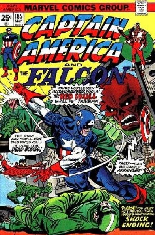 Cover of Captain America (Vol 1) #185. One of 250,000 Vintage American Comics on sale from Krypton!