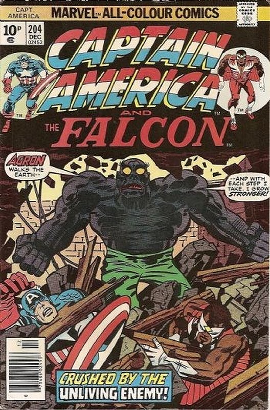 Cover of Captain America (Vol 1) #204. One of 250,000 Vintage American Comics on sale from Krypton!
