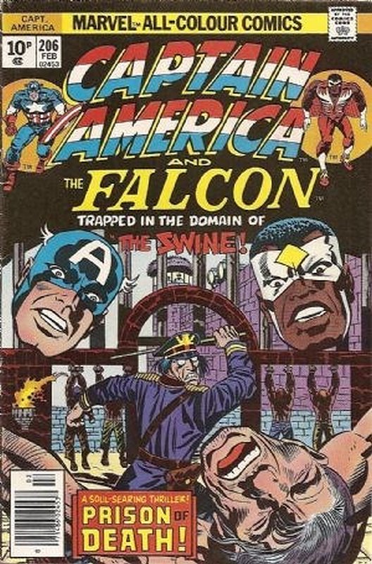 Cover of Captain America (Vol 1) #206. One of 250,000 Vintage American Comics on sale from Krypton!