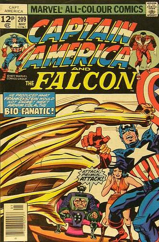 Cover of Captain America (Vol 1) #209. One of 250,000 Vintage American Comics on sale from Krypton!