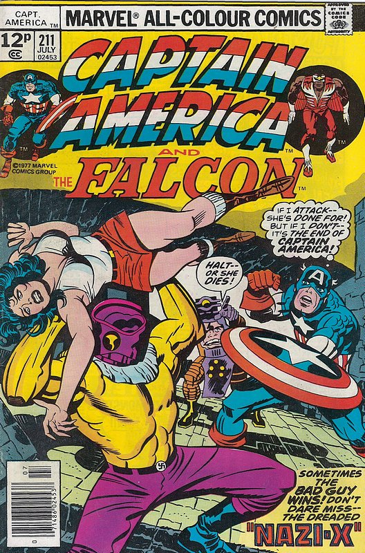 Cover of Captain America (Vol 1) #211. One of 250,000 Vintage American Comics on sale from Krypton!