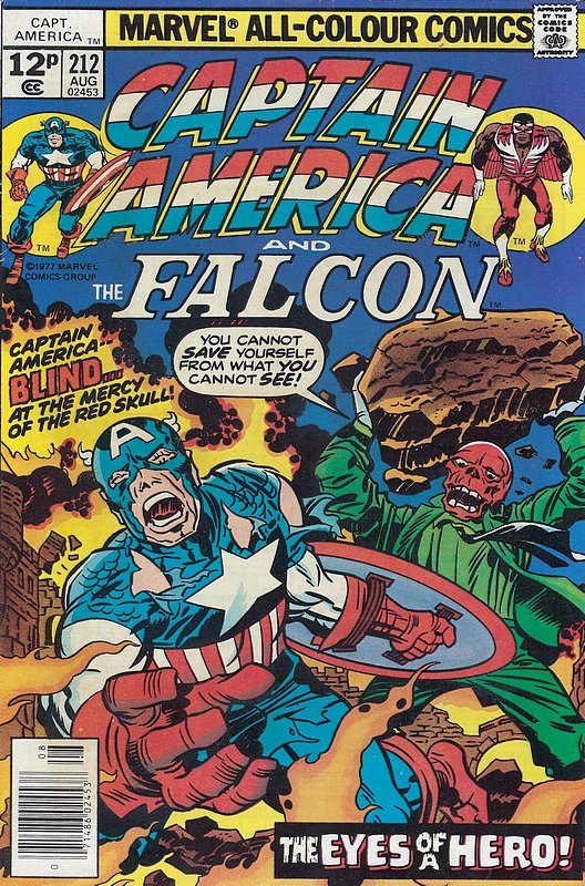 Cover of Captain America (Vol 1) #212. One of 250,000 Vintage American Comics on sale from Krypton!