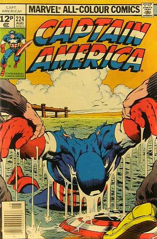 Cover of Captain America (Vol 1) #224. One of 250,000 Vintage American Comics on sale from Krypton!