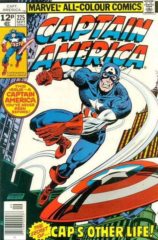 Cover of Captain America (Vol 1) #225. One of 250,000 Vintage American Comics on sale from Krypton!