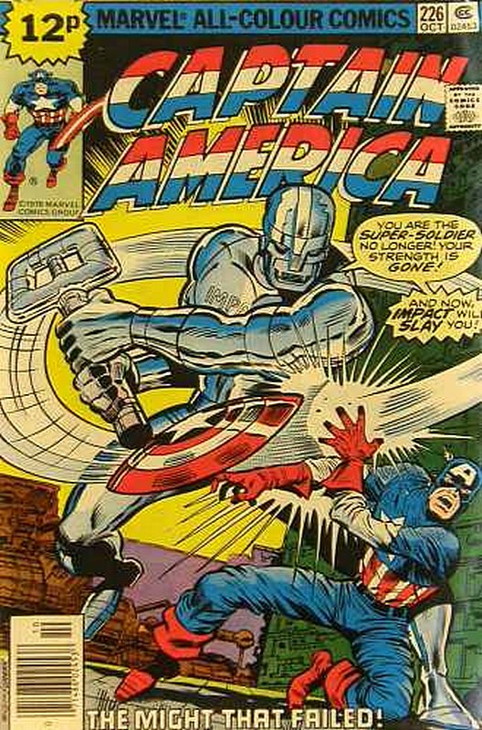 Cover of Captain America (Vol 1) #226. One of 250,000 Vintage American Comics on sale from Krypton!