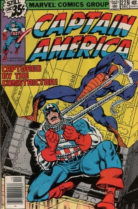 Cover of Captain America (Vol 1) #228. One of 250,000 Vintage American Comics on sale from Krypton!