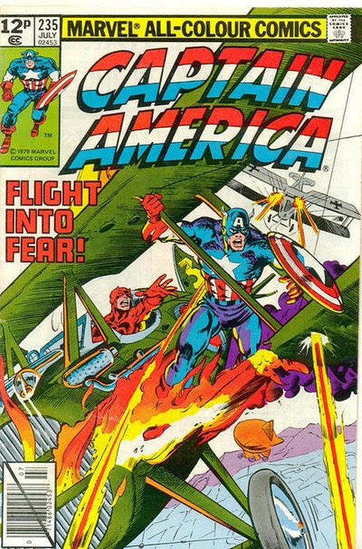 Cover of Captain America (Vol 1) #235. One of 250,000 Vintage American Comics on sale from Krypton!