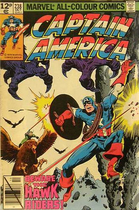 Cover of Captain America (Vol 1) #238. One of 250,000 Vintage American Comics on sale from Krypton!