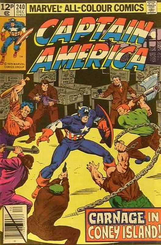 Cover of Captain America (Vol 1) #240. One of 250,000 Vintage American Comics on sale from Krypton!