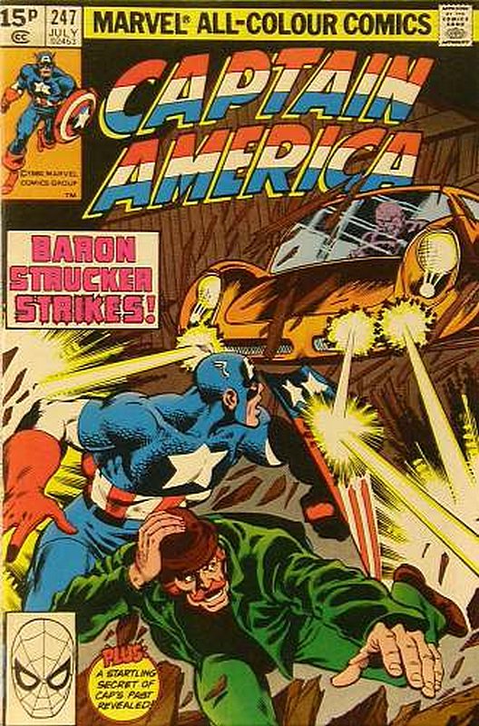 Cover of Captain America (Vol 1) #247. One of 250,000 Vintage American Comics on sale from Krypton!
