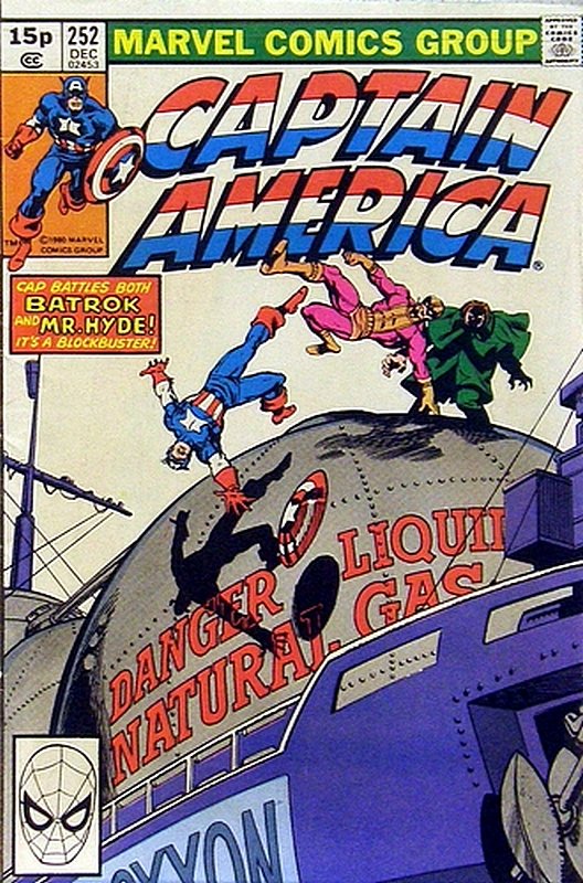 Cover of Captain America (Vol 1) #252. One of 250,000 Vintage American Comics on sale from Krypton!