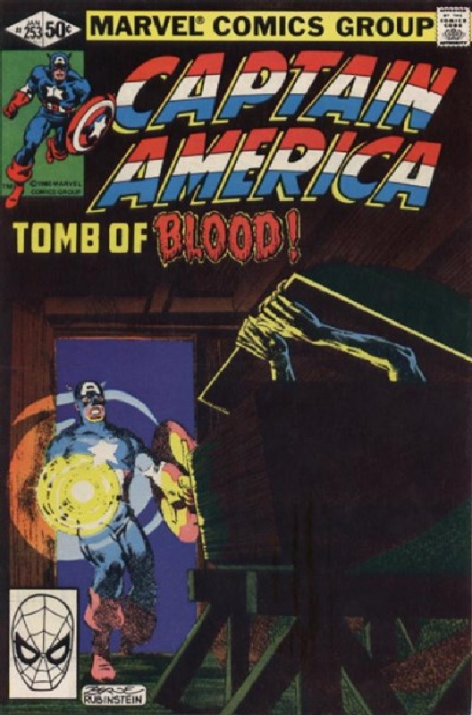 Cover of Captain America (Vol 1) #253. One of 250,000 Vintage American Comics on sale from Krypton!
