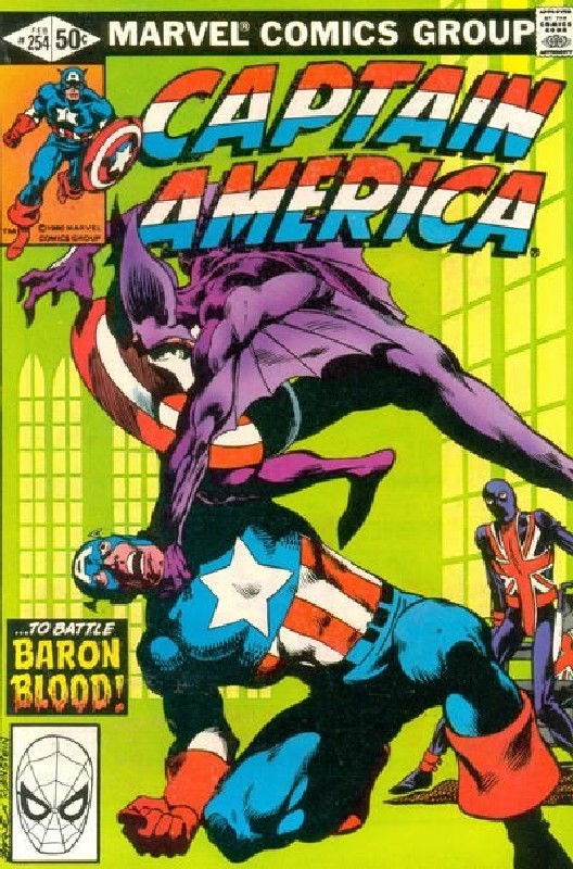 Cover of Captain America (Vol 1) #254. One of 250,000 Vintage American Comics on sale from Krypton!