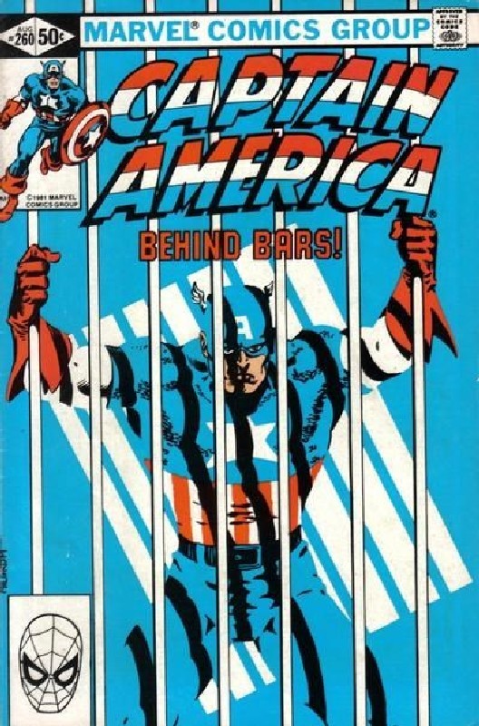Cover of Captain America (Vol 1) #260. One of 250,000 Vintage American Comics on sale from Krypton!