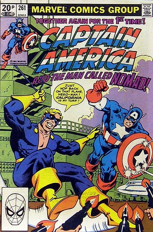 Cover of Captain America (Vol 1) #261. One of 250,000 Vintage American Comics on sale from Krypton!