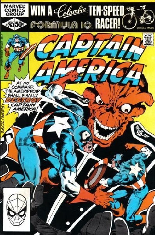 Cover of Captain America (Vol 1) #263. One of 250,000 Vintage American Comics on sale from Krypton!