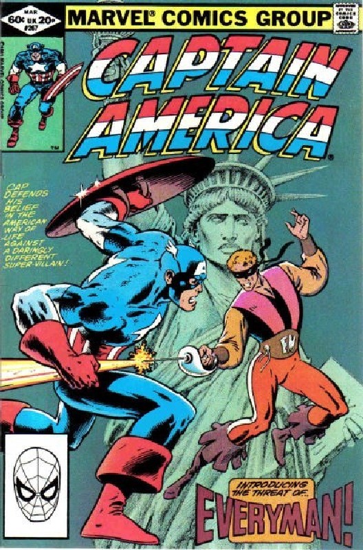 Cover of Captain America (Vol 1) #267. One of 250,000 Vintage American Comics on sale from Krypton!