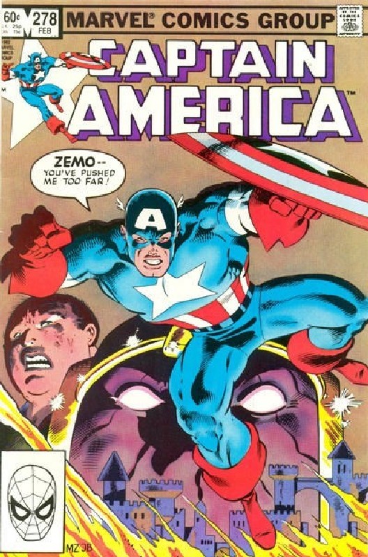 Cover of Captain America (Vol 1) #278. One of 250,000 Vintage American Comics on sale from Krypton!