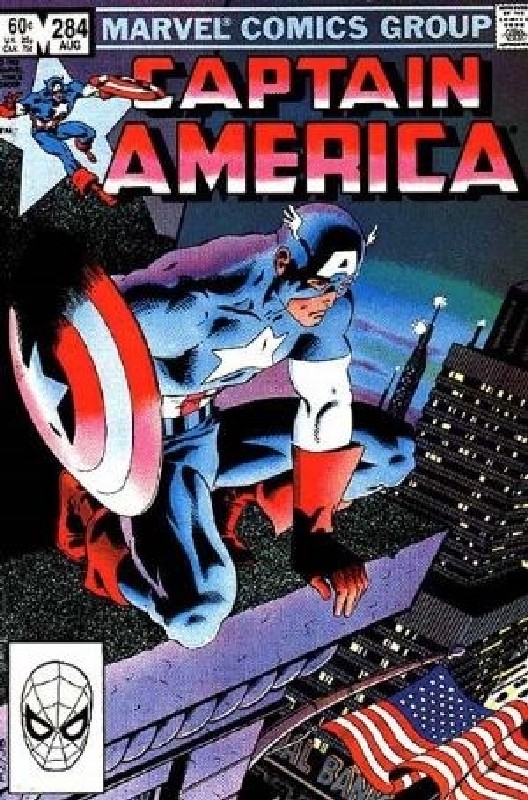 Cover of Captain America (Vol 1) #284. One of 250,000 Vintage American Comics on sale from Krypton!