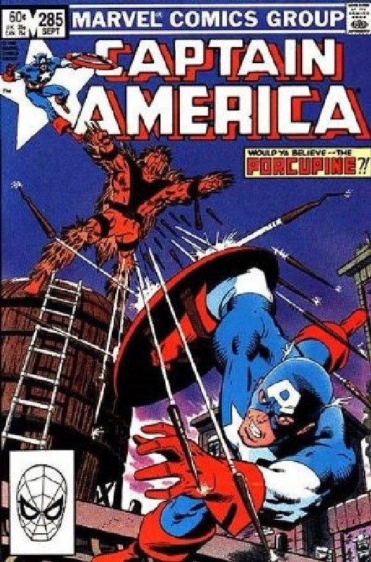 Cover of Captain America (Vol 1) #285. One of 250,000 Vintage American Comics on sale from Krypton!