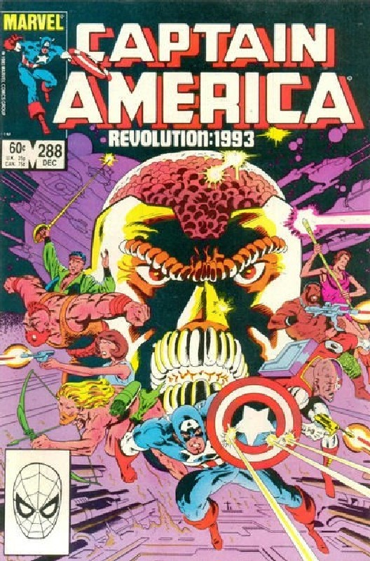 Cover of Captain America (Vol 1) #288. One of 250,000 Vintage American Comics on sale from Krypton!