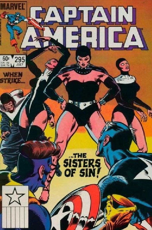 Cover of Captain America (Vol 1) #295. One of 250,000 Vintage American Comics on sale from Krypton!