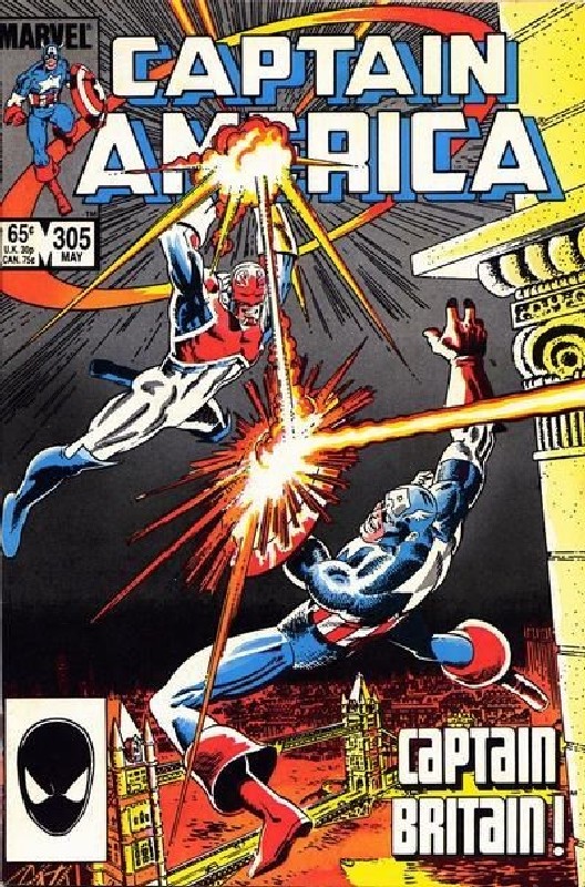 Cover of Captain America (Vol 1) #305. One of 250,000 Vintage American Comics on sale from Krypton!