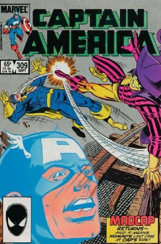 Cover of Captain America (Vol 1) #309. One of 250,000 Vintage American Comics on sale from Krypton!