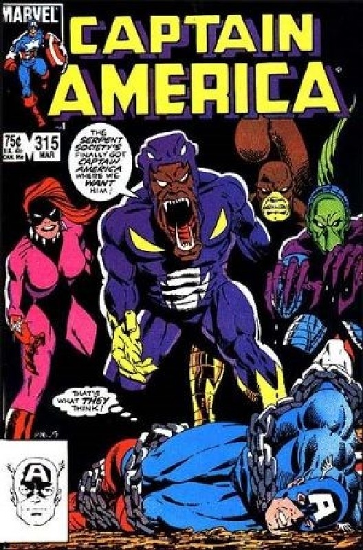Cover of Captain America (Vol 1) #315. One of 250,000 Vintage American Comics on sale from Krypton!