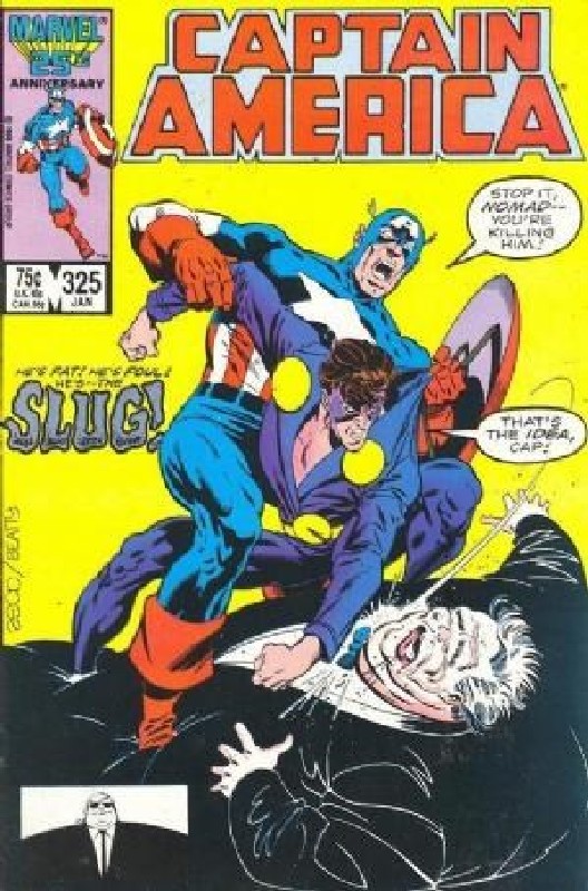 Cover of Captain America (Vol 1) #325. One of 250,000 Vintage American Comics on sale from Krypton!