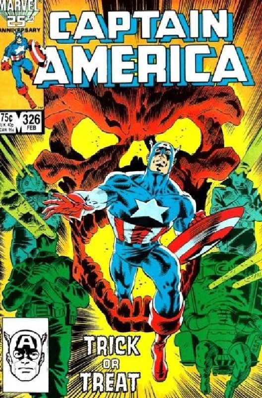 Cover of Captain America (Vol 1) #326. One of 250,000 Vintage American Comics on sale from Krypton!