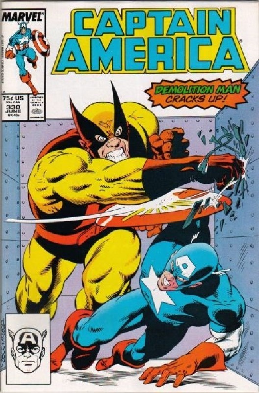 Cover of Captain America (Vol 1) #330. One of 250,000 Vintage American Comics on sale from Krypton!