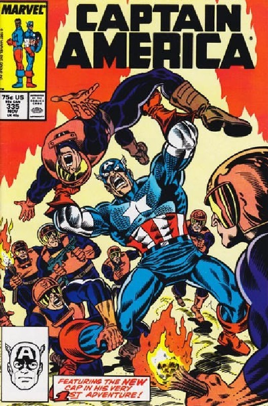 Cover of Captain America (Vol 1) #335. One of 250,000 Vintage American Comics on sale from Krypton!